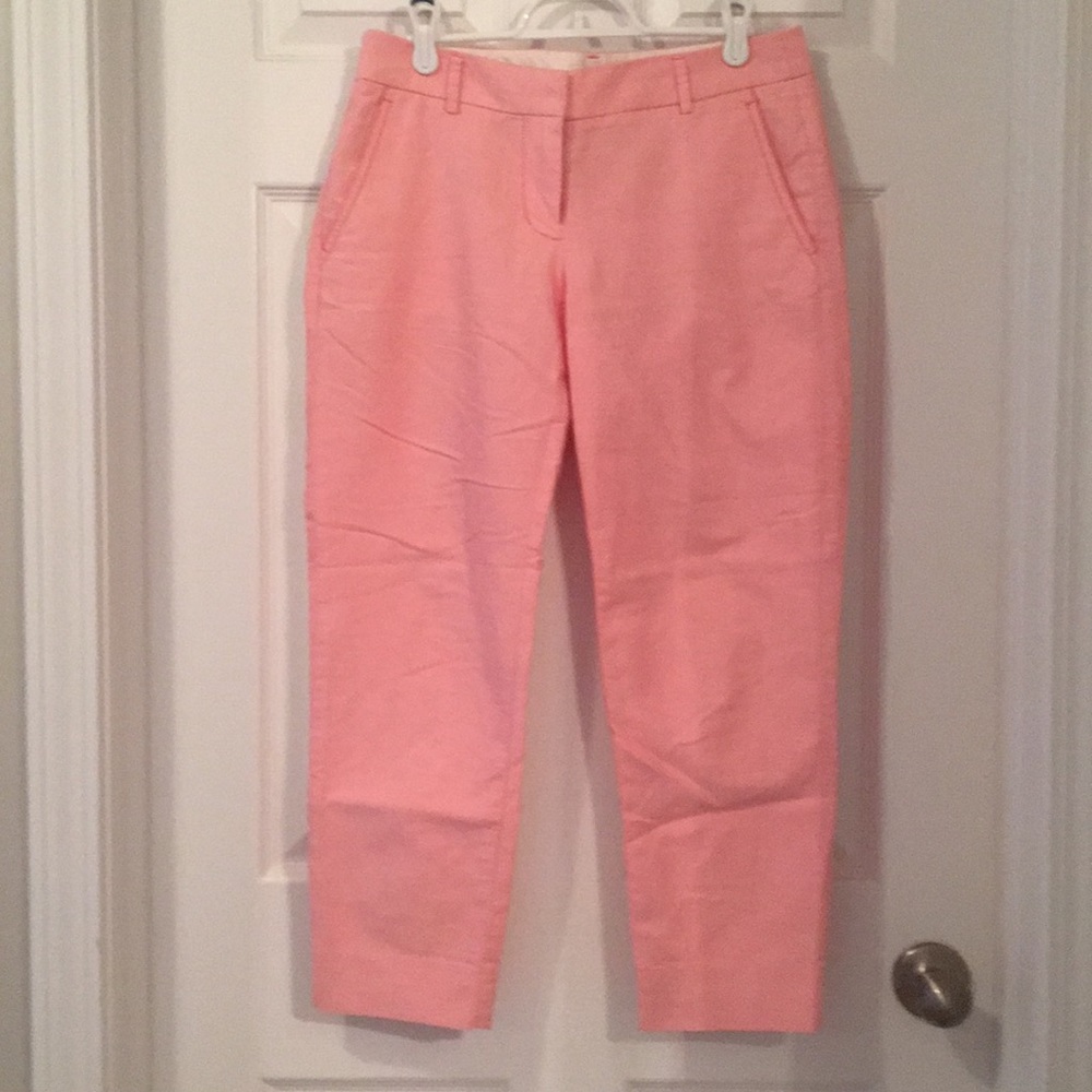 J Crew pink spring dress pants